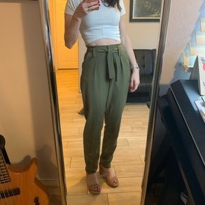 Army Green Missguided Pants